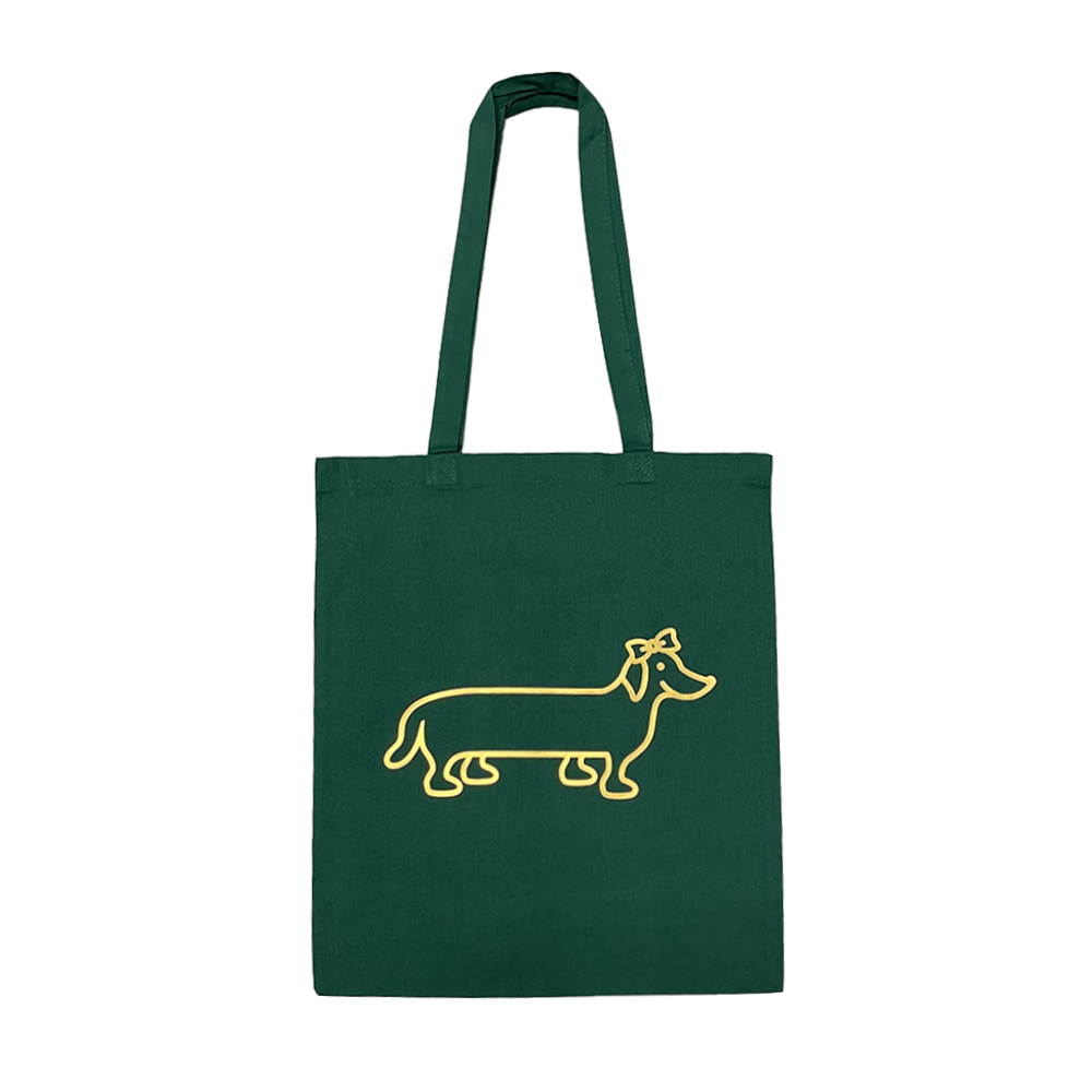 The Naughty Dog canvas bag - green