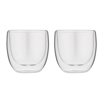 Forever double-walled glass 80ml - 2 pcs