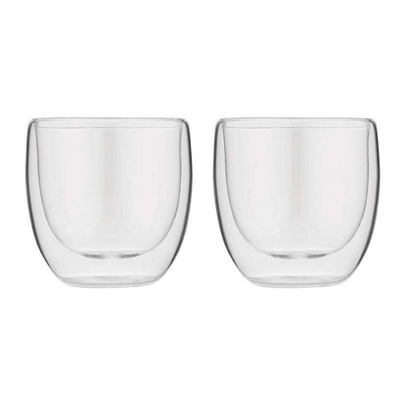 Forever double-walled glass 80ml - 2 pcs