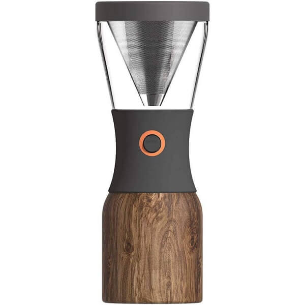 Asobu Cold Brewer - coffee machine for ice and hot coffee - wooden