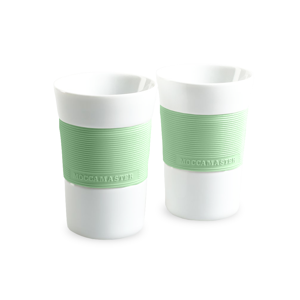 Moccamaster set of two mugs - 200ml - pastel green