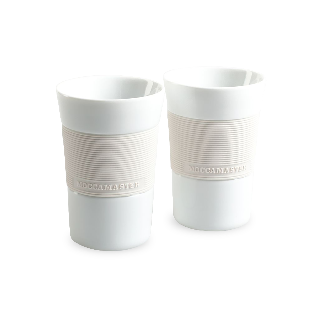 Moccamaster set of two mugs - 200ml - white