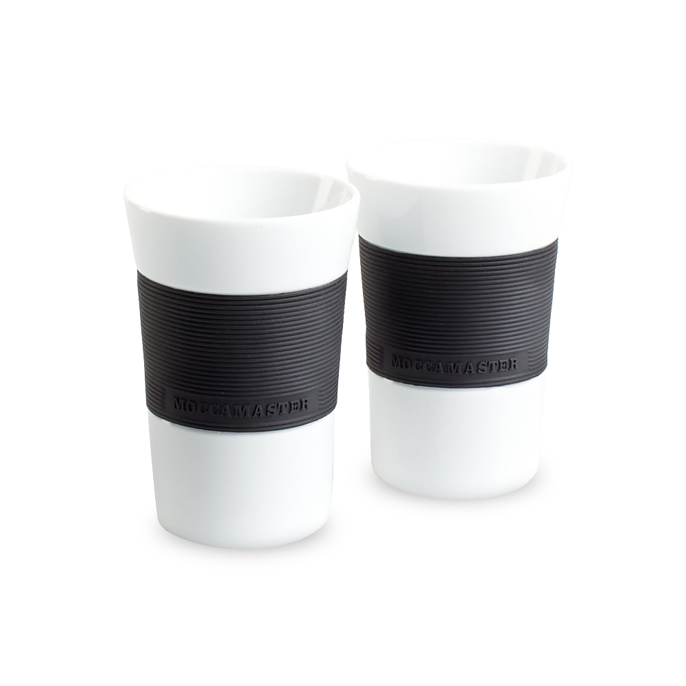 Moccamaster set of two mugs - 200ml - black