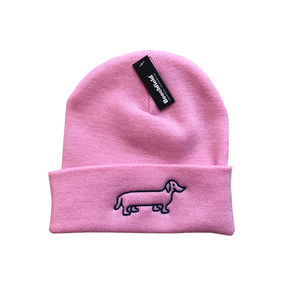 The Naughty Dog hat with brim - pink