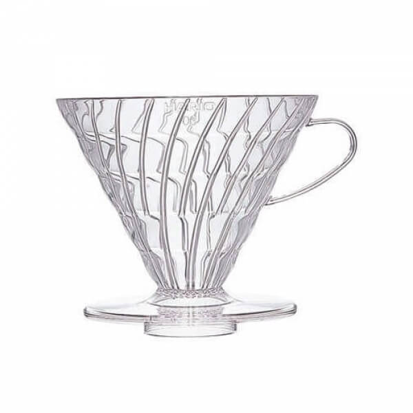 Dripper Hario V60-03 - clear plastic