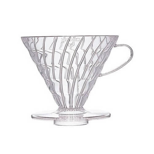 Dripper Hario V60-03 - clear plastic