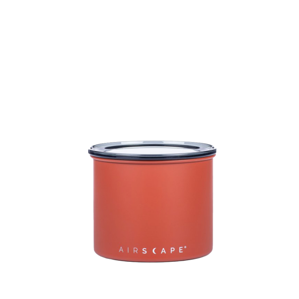 Airscape coffee canister 250 g - Matte Red Rock