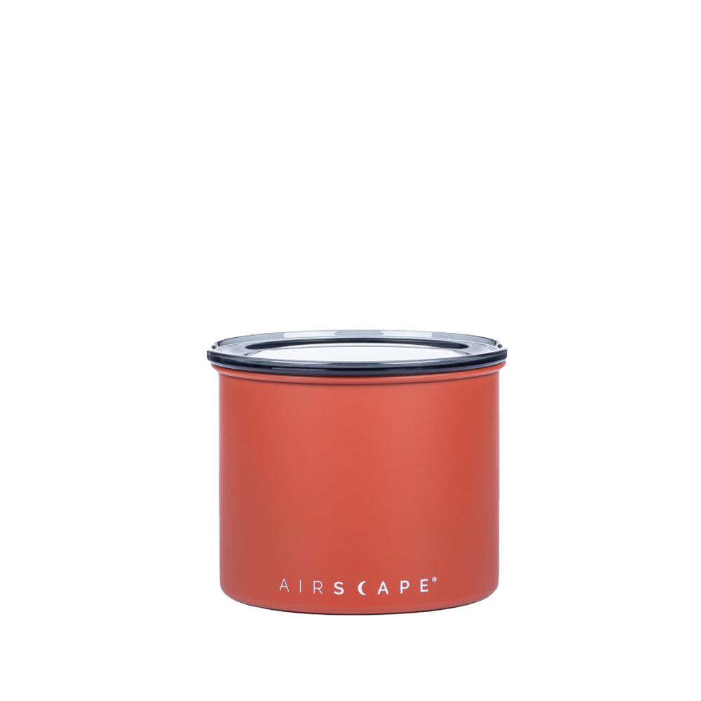 Airscape coffee canister 250 g - Matte Red Rock