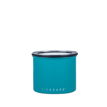 Airscape coffee canister 250 g - Matte Turquoise