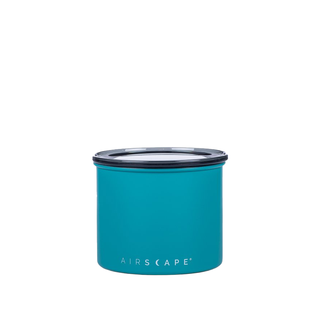 Airscape coffee canister 250 g - Matte Turquoise