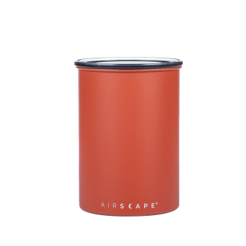 Airscape coffee canister 500g - Matte Red Rock