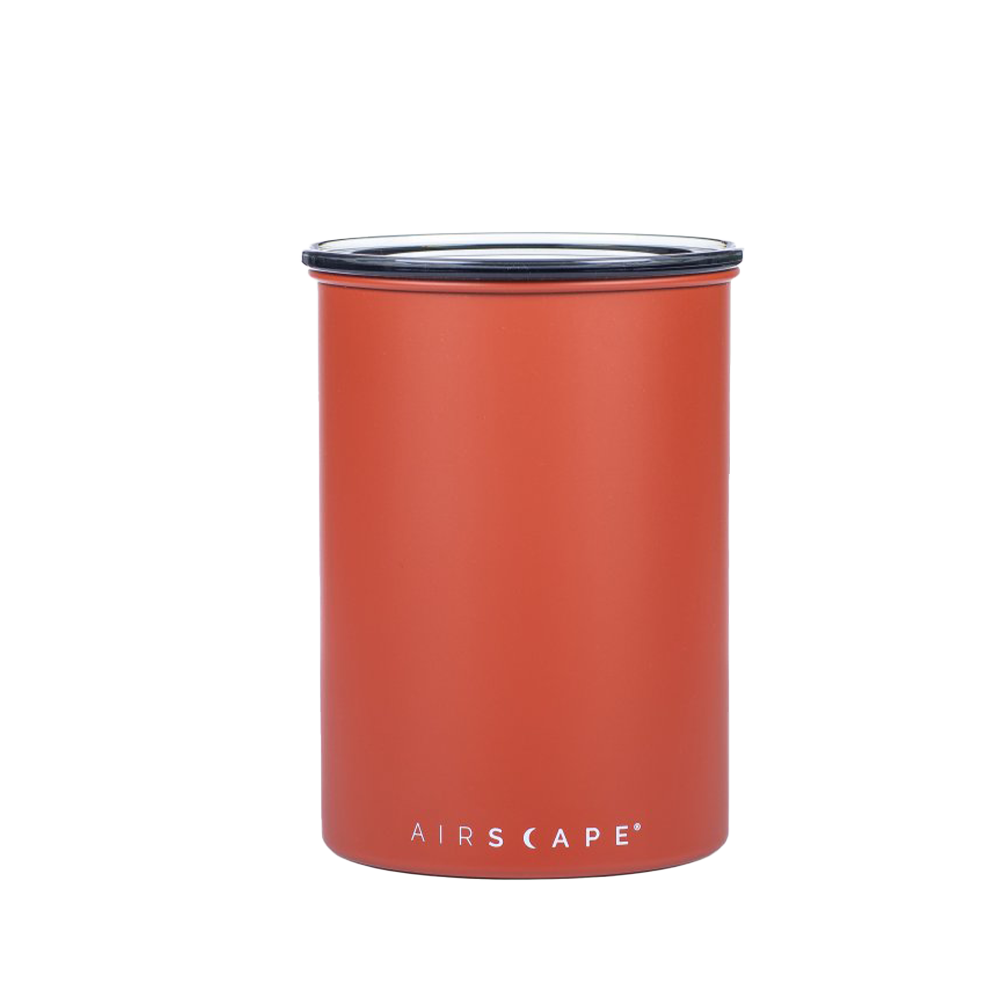 Airscape coffee canister 500g - Matte Red Rock