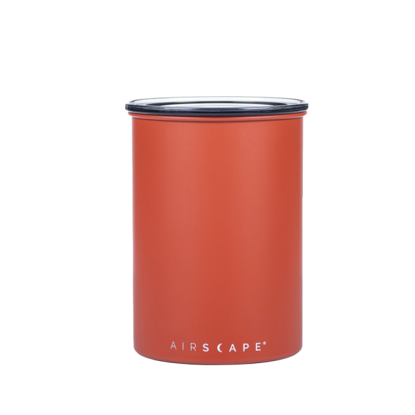 Airscape coffee canister 500g - Matte Red Rock