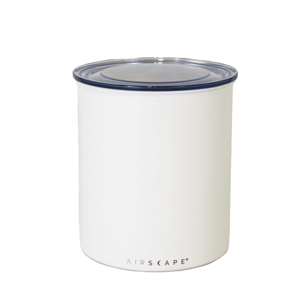 Airscape coffee canister 1000g - Matte White