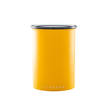 Airscape coffee canister 500g - Matte Yellow