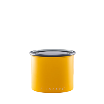 Airscape coffee canister 250g - Matte Yellow