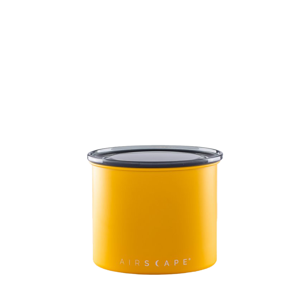 Airscape coffee canister 250g - Matte Yellow