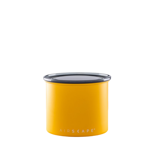 Airscape coffee canister 250g - Matte Yellow