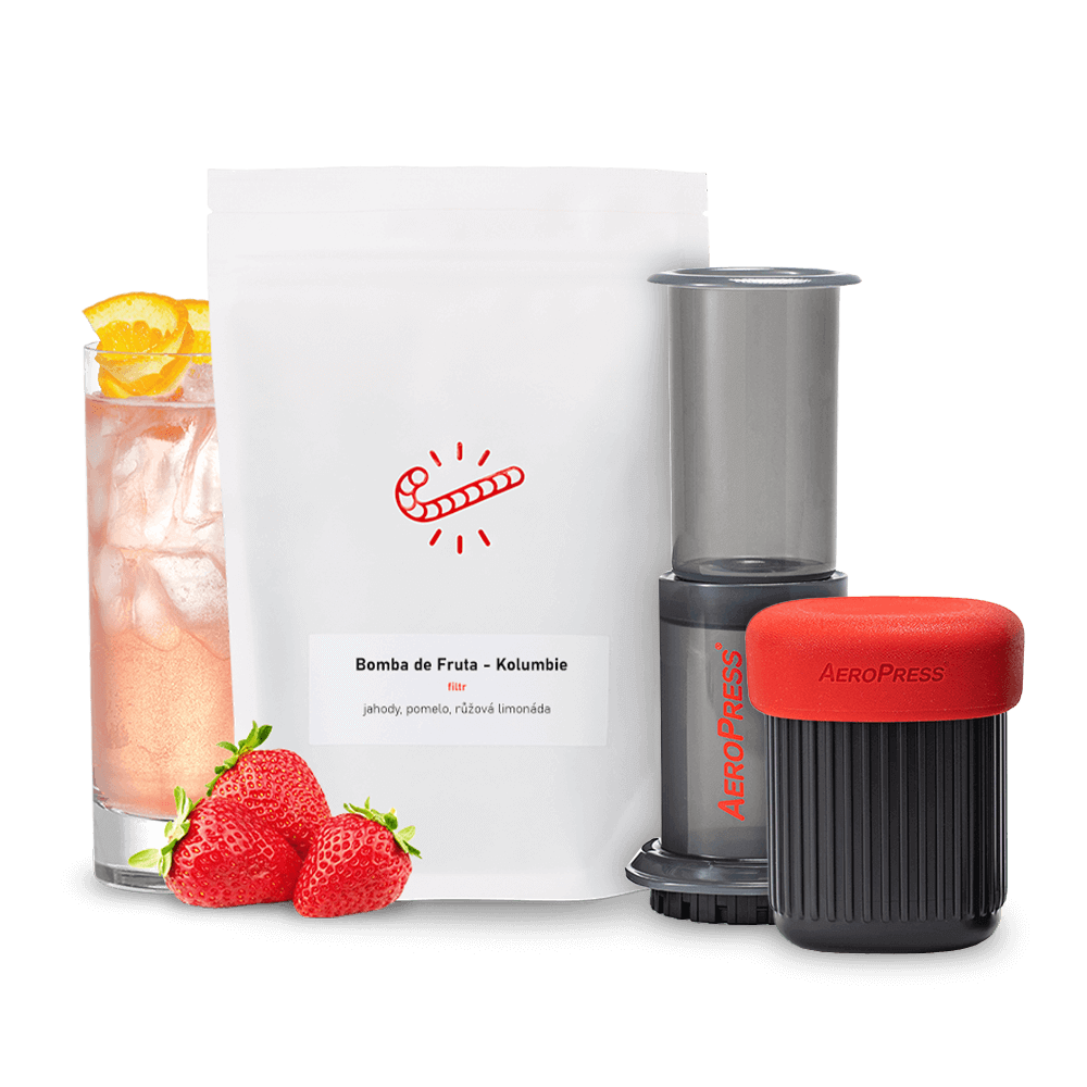 Candycane Bomba Aeropress GO Set