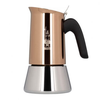 Bialetti New Venus 6 cups - stainless steel mocha teapot - copper
