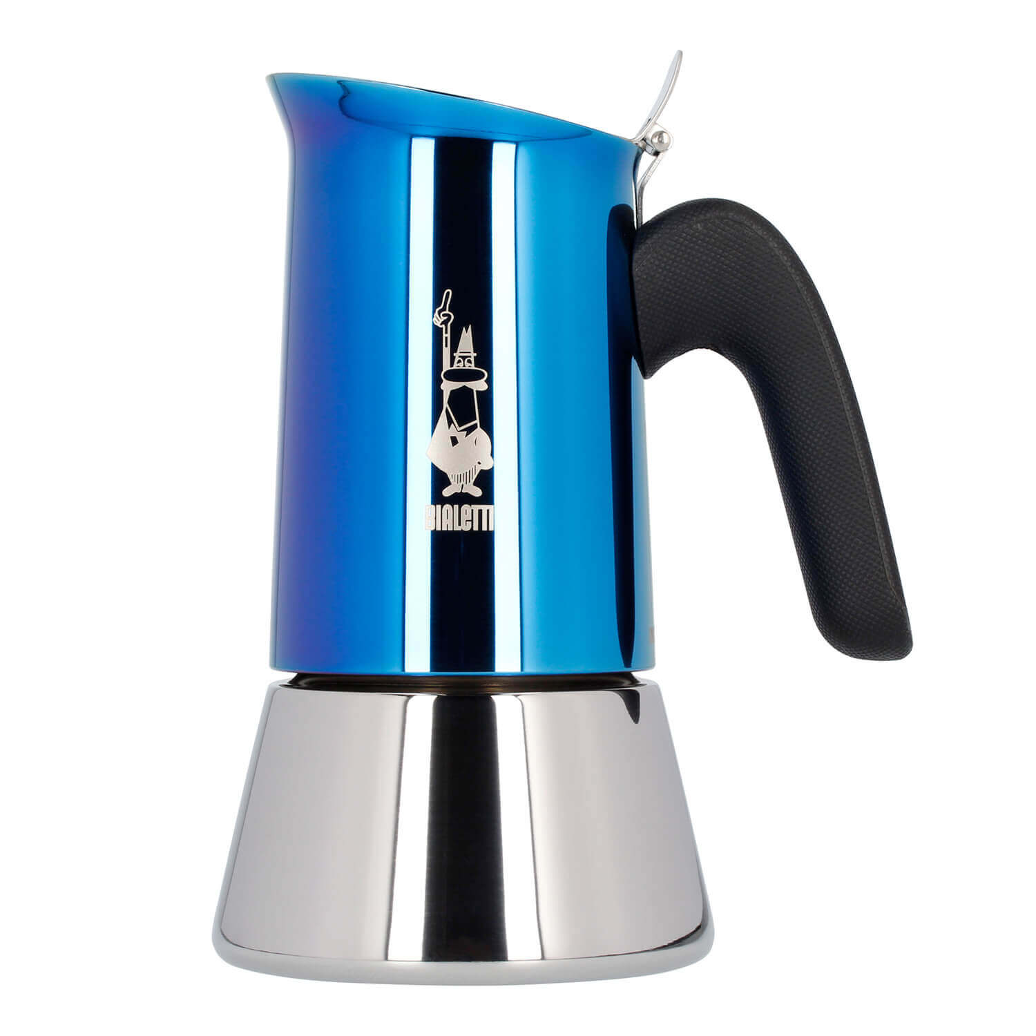 Bialetti New Venus 4 cups - stainless steel mocha teapot - blue