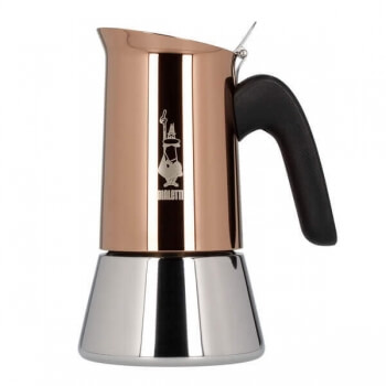 Bialetti New Venus 4 cups - stainless steel mocha teapot - copper