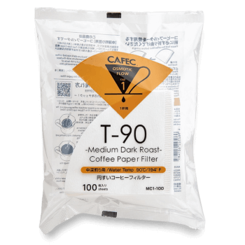 Cafec Medium-Dark Roast Paper filters size 1 - 100 pcs