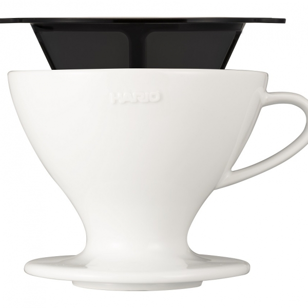 Hario W60-01 Dripper Multipurpose - ceramic white