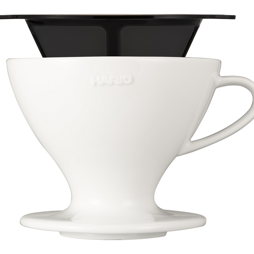Hario W60-01 Dripper Multipurpose - ceramic white