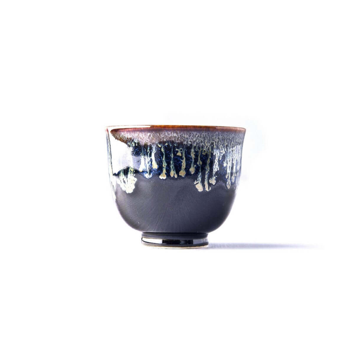 Made in Japan cup - Black with Bright Blue - 150 ml