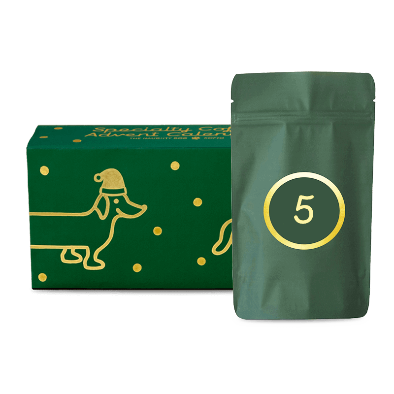 Specialty coffee The naughty dog Peru ADAN CHOCAN - calendar 2022 day 5