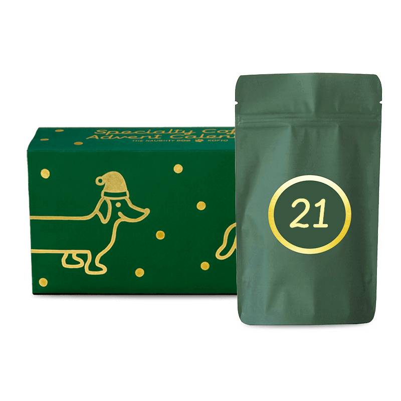 Specialty coffee The naughty dog Ethiopia BESHASHA - calendar 2022 day 21