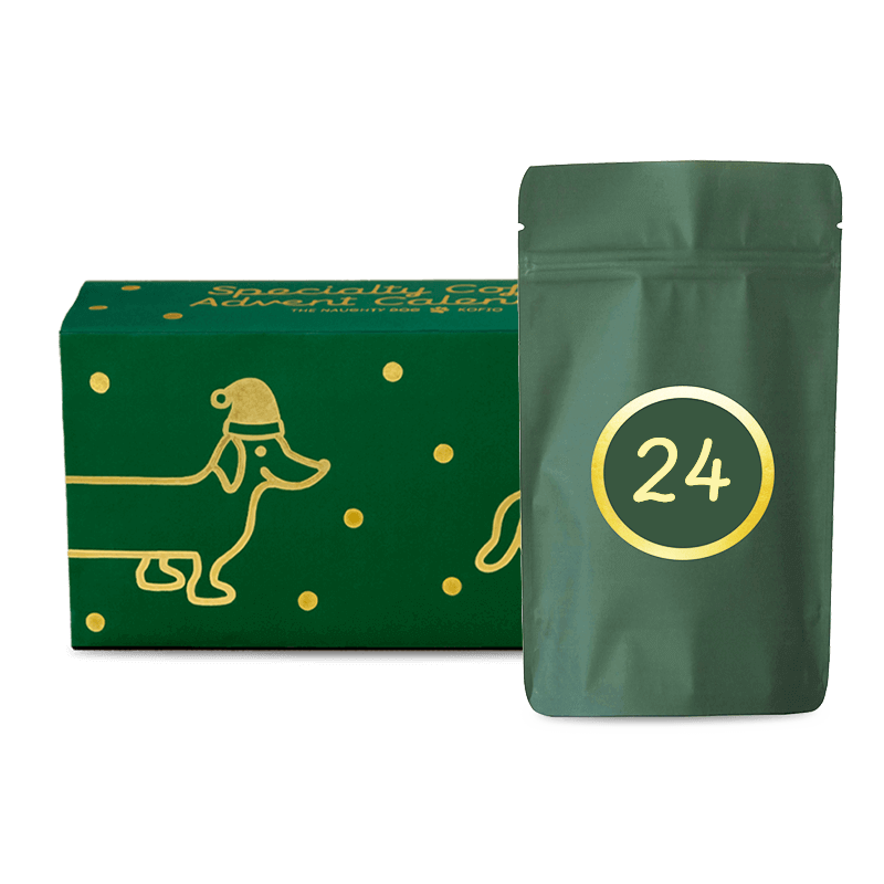 Specialty coffee The naughty dog Yemen BANI AL AREEF - calendar 2022 day 24