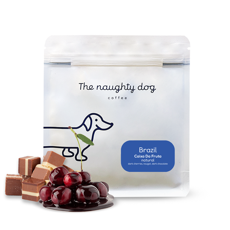 Specialty coffee The naughty dog Brazil CAIXA DA FRUTA