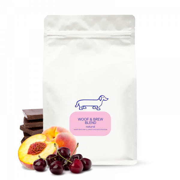 Specialty coffee The naughty dog WOOF & BREW ESPRESSO blend - 1000 g