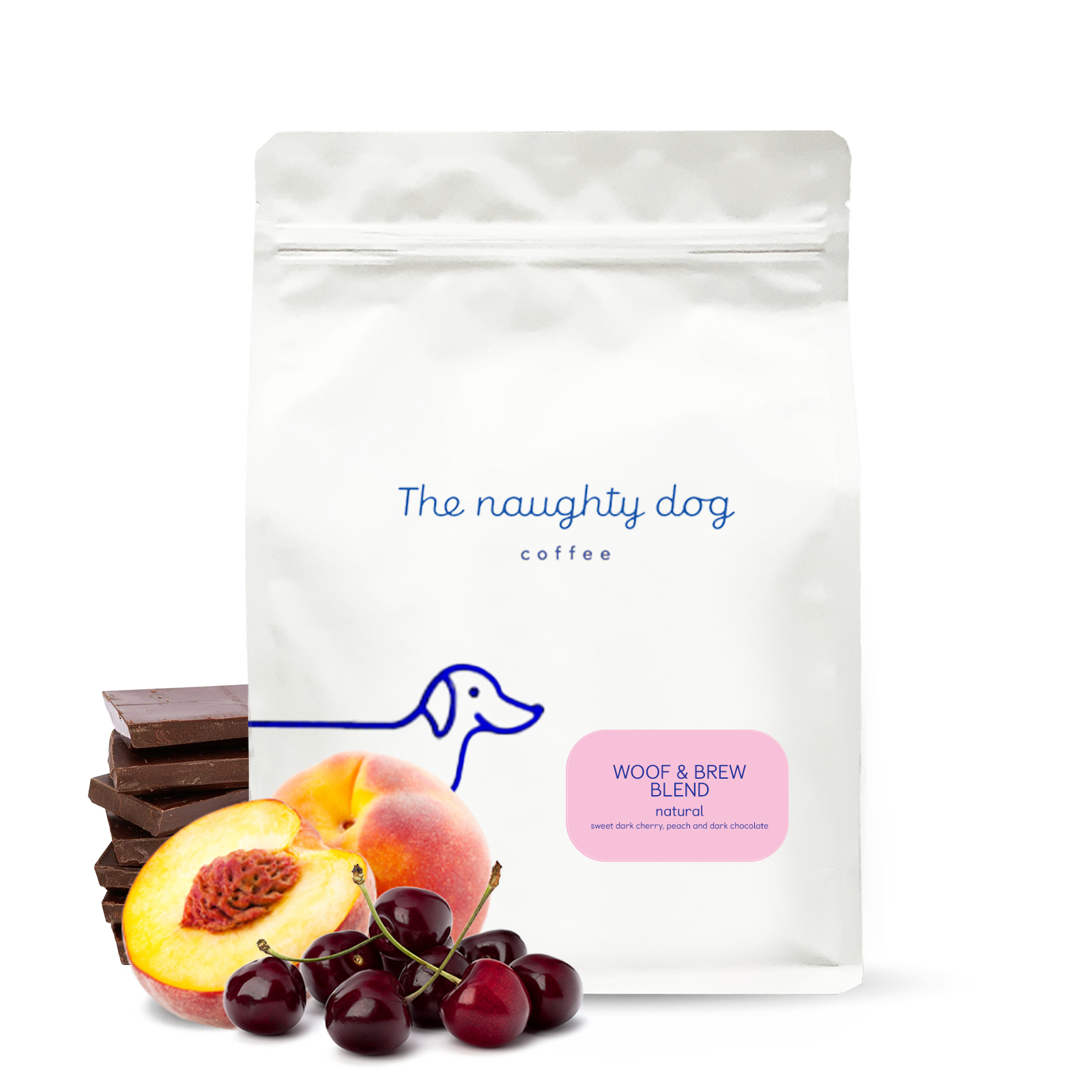 Specialty coffee The naughty dog WOOF & BREW ESPRESSO blend - 1000 g