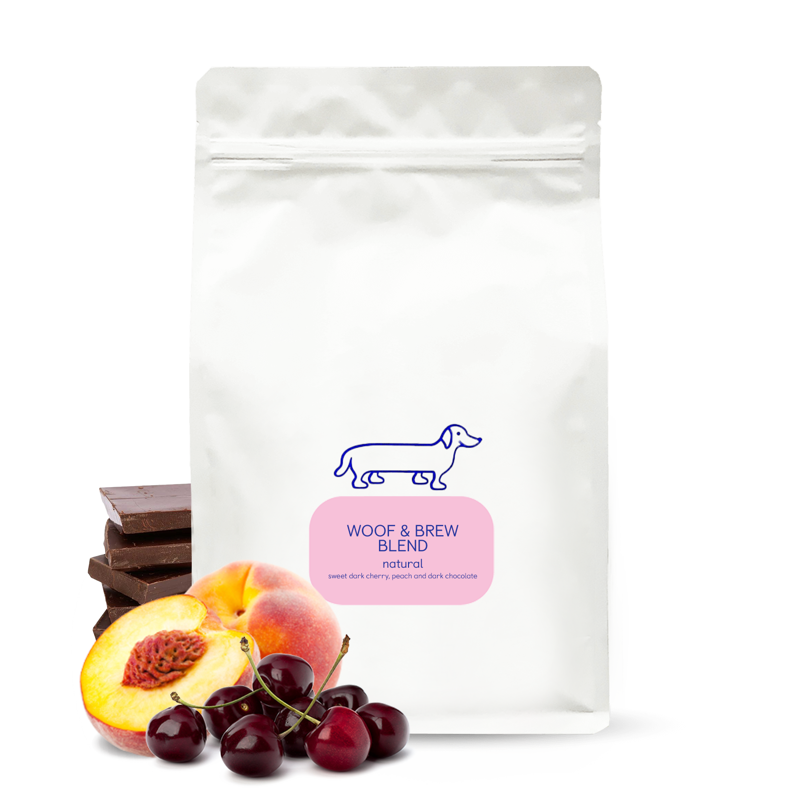 Specialty coffee The naughty dog WOOF & BREW ESPRESSO blend - 1000 g