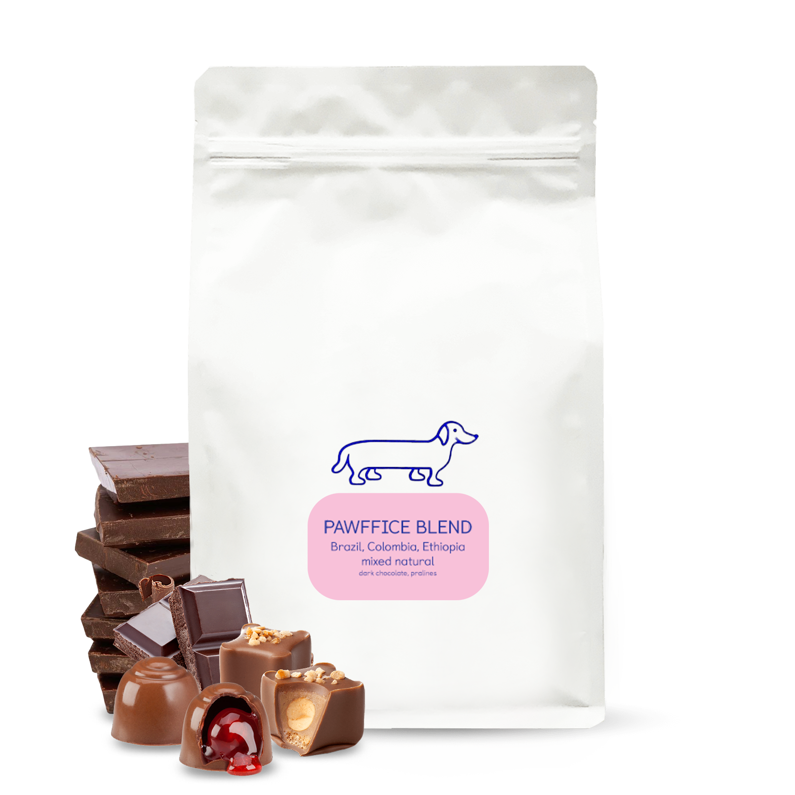 Specialty coffee The naughty dog PAWFFICE BLEND - 1000 g