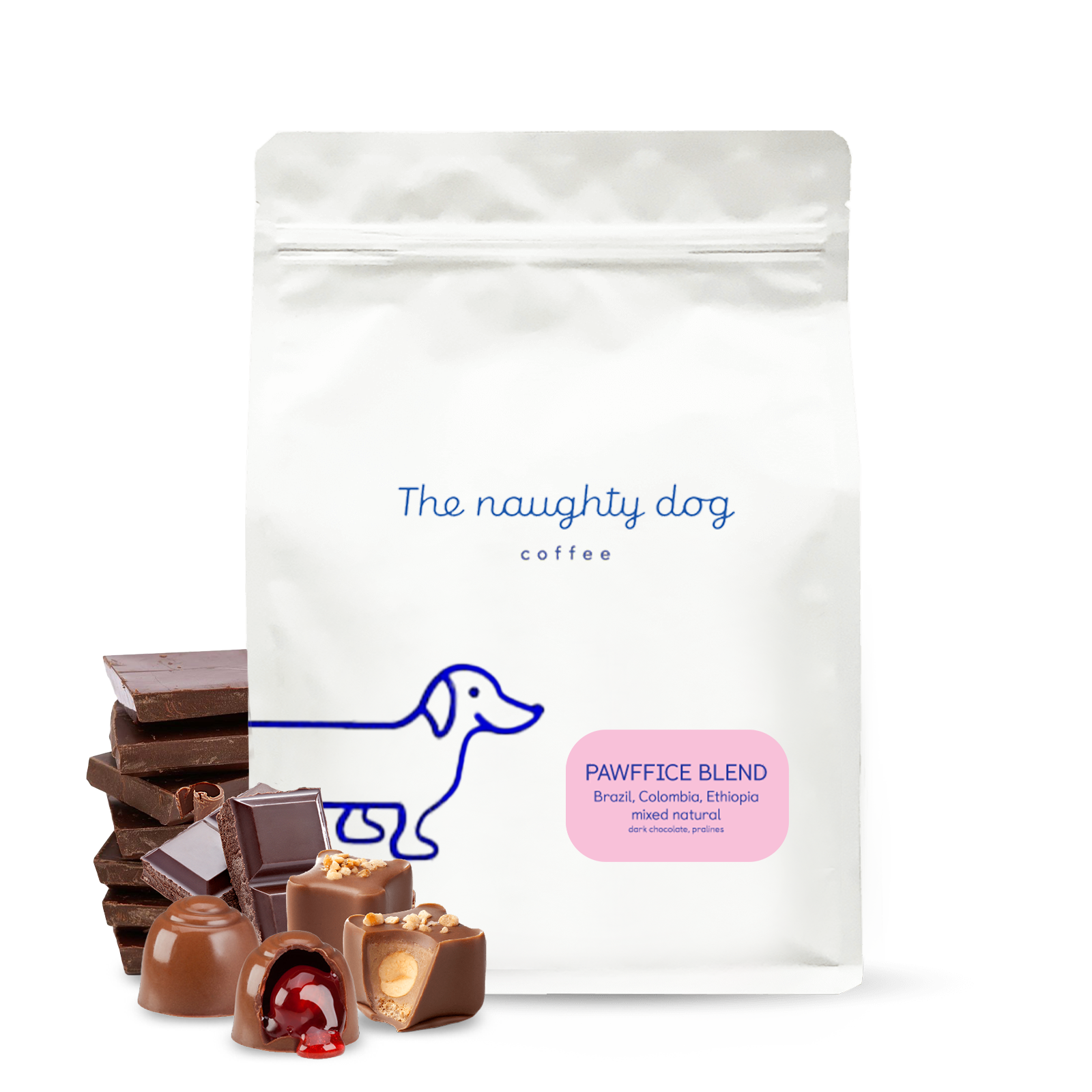 Specialty coffee The naughty dog PAWFFICE BLEND - 1000 g
