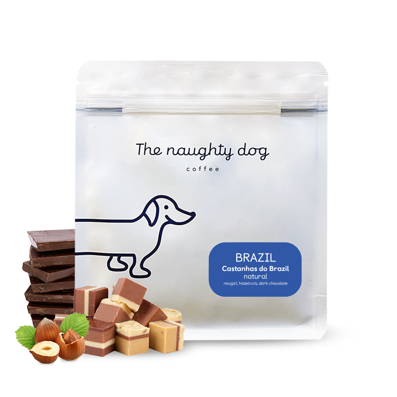 Specialty coffee The naughty dog Brazil CASTANHAS DO BRAZIL