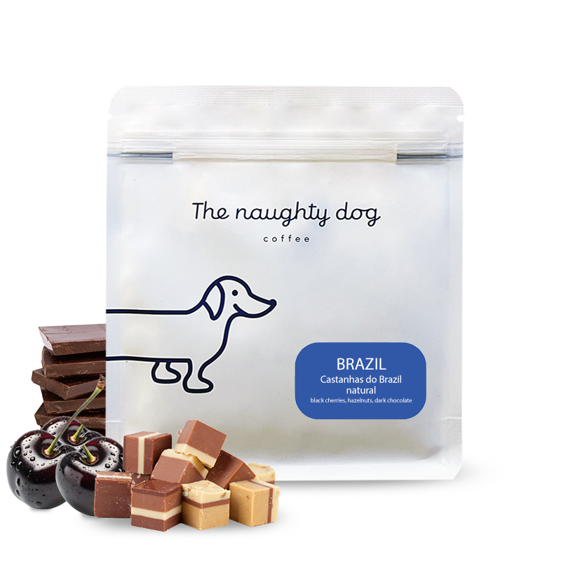 Specialty coffee The naughty dog Brazil CASTANHAS DO BRAZIL