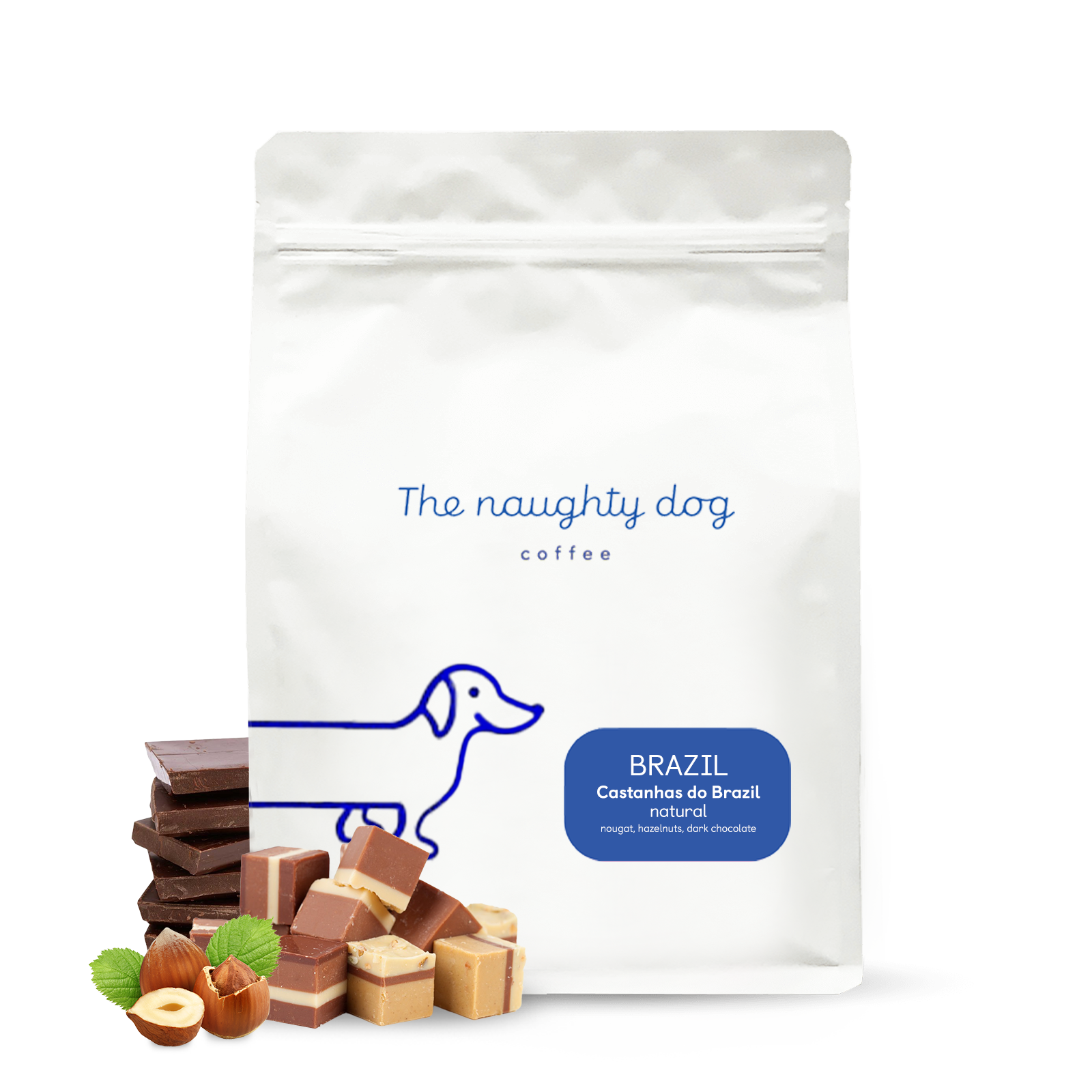 Specialty coffee The naughty dog Brazil CASTANHAS DO BRAZIL - 1000 g