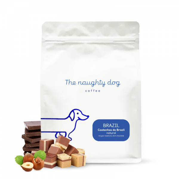Specialty coffee The naughty dog Brazil CASTANHAS DO BRAZIL - 1000 g