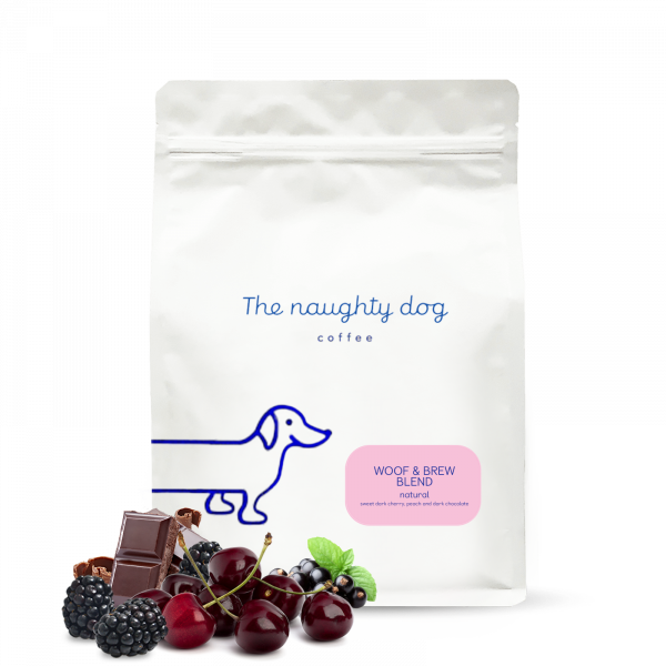 Specialty coffee The naughty dog WOOF & BREW ESPRESSO blend #2 - 1000 g