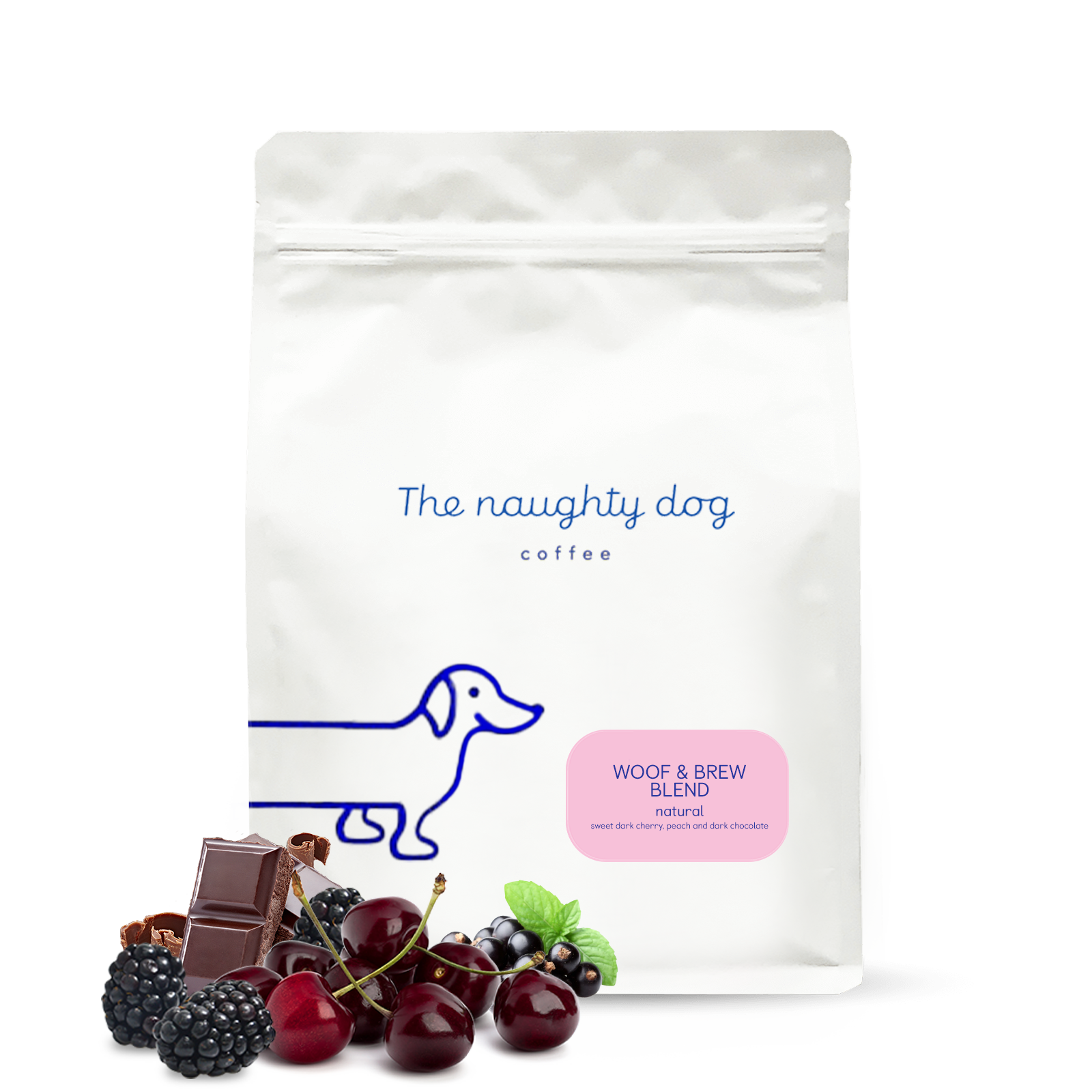 Specialty coffee The naughty dog WOOF & BREW ESPRESSO blend #2 - 1000 g