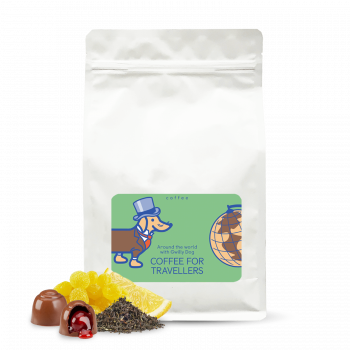 TRAVELLERS COFFEE blend - Around the world with Gwilly Dog - 1000g - The naughty dog