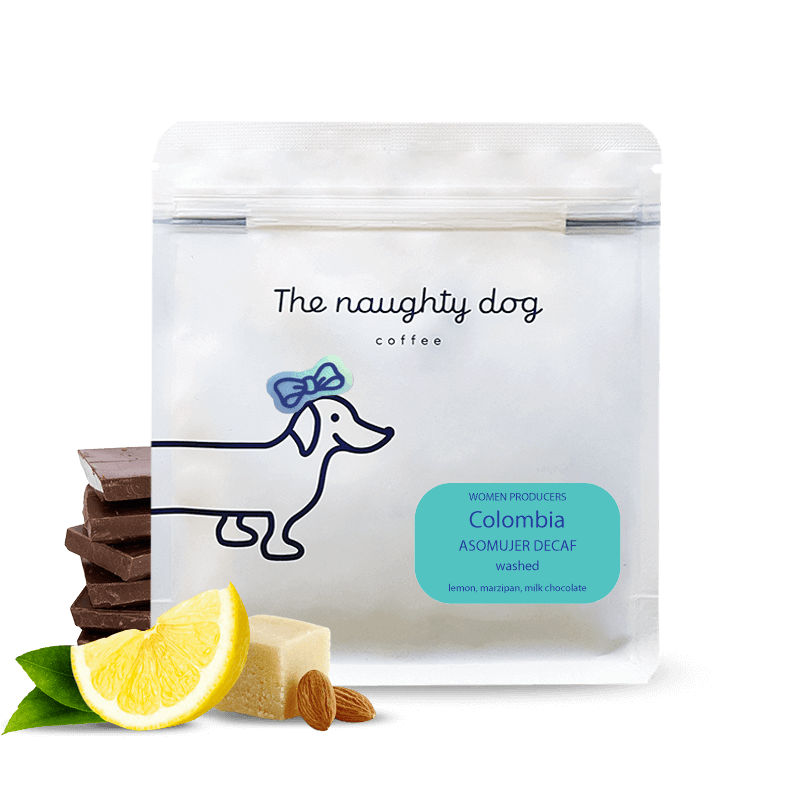 Specialty coffee The naughty dog Colombia ASOMUJER EA DECAF