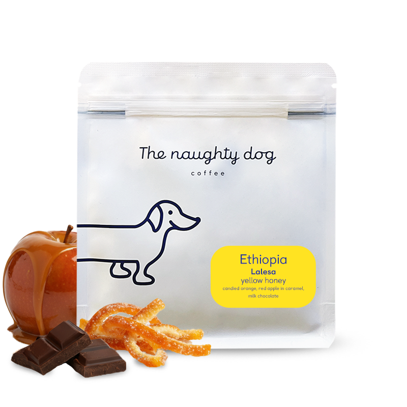 Specialty coffee The naughty dog Ethiopia LALESA