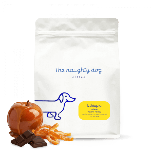 Specialty coffee The naughty dog Ethiopia LALESA - 1000g