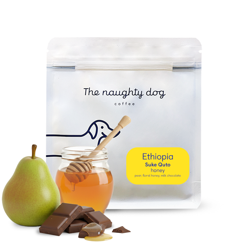 Specialty coffee The naughty dog Ethiopia SUKE QUTO HONEY - new harvest